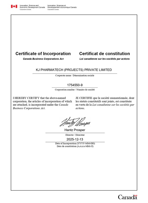 canada business registration certificate