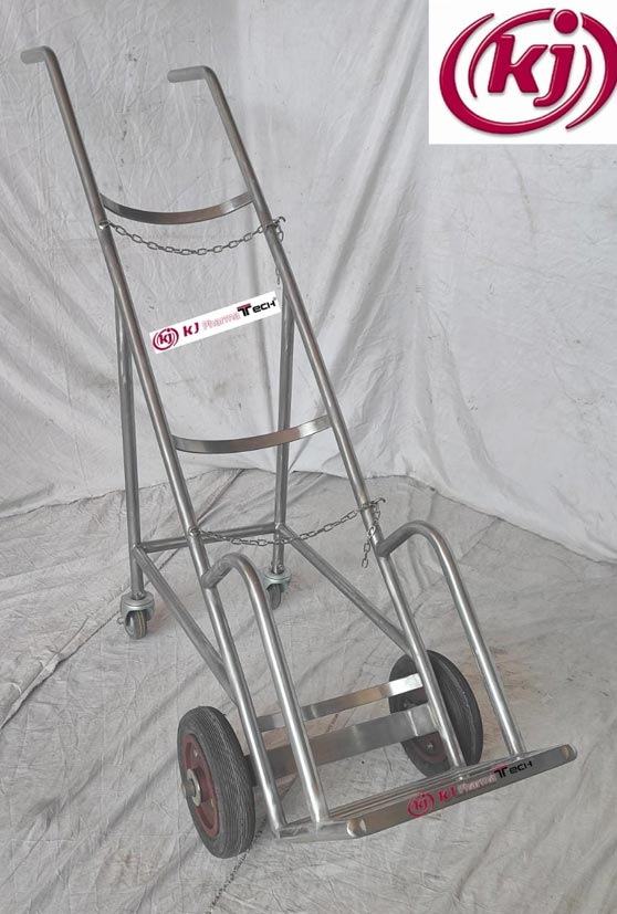 ss cylinder trolley