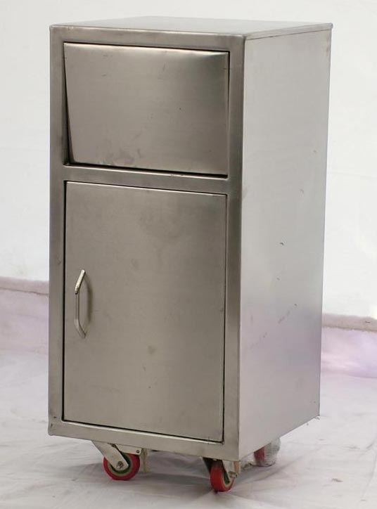 SS post box type dustbin